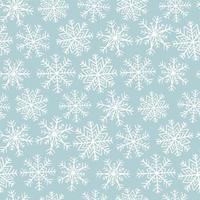 Seamless Pattern avec des flocons de neige vecteur
