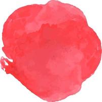 pinceau aquarelle rouge vecteur