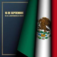 fond de la fête de l'indépendance du mexique. illustration vectorielle. vecteur