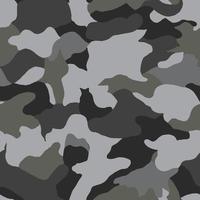 le camouflage militaire de texture répète le motif vectoriel harmonieux pour le tissu, l'arrière-plan, le papier peint et autres. impression de vêtements classiques. motif de camouflage vectoriel continu monochrome abstrait.