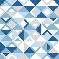 motif géométrique minimaliste vectorielle continue. motif scandinave plat abstrait bleu et gris. triangle d'hiver vecteur