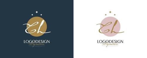 conception initiale du logo g et h dans un style d'écriture élégant et minimaliste. logo ou symbole de signature gh pour le mariage, la mode, les bijoux, la boutique et l'identité d'entreprise vecteur
