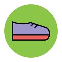 concepts de chaussures à la mode vecteur