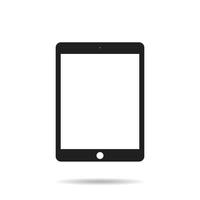 icône de l'écran de la tablette. maquette de tablette vectorielle. vecteur