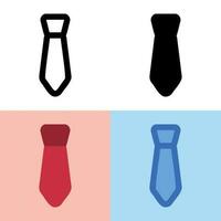 graphique vectoriel d'illustration d'icône de cravate. parfait pour l'interface utilisateur, nouvelle application, etc.