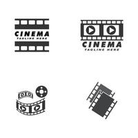 illustration de conception de vecteur de film cinéma cinéma