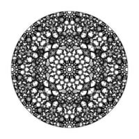 vecteur rond cercle abstrait. style mandala.