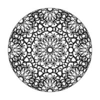 vecteur rond cercle abstrait. style mandala.