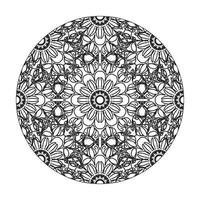 vecteur rond cercle abstrait. style mandala.