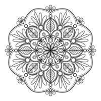 motif de mandala abstrait vectoriel