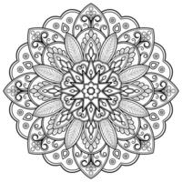 motif de mandala abstrait vectoriel