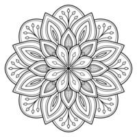 motif de mandala abstrait vectoriel