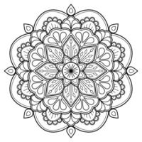 motif de mandala abstrait vectoriel