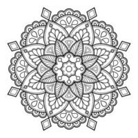 motif de mandala abstrait vectoriel