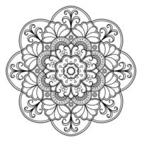 motif de mandala abstrait vectoriel