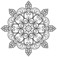 motif de mandala abstrait de vecteur. l'art sur le mur. livre de coloriage motif de dentelle le tatouage. conception pour une conception de chemise de peinture de papier peint et d'autocollant de tuile, ornement décoratif de cercle dans le style oriental ethnique vecteur