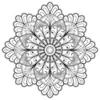 motif de mandala abstrait vectoriel