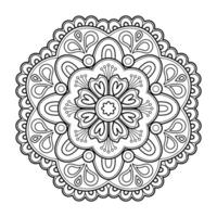 motif de mandala abstrait vectoriel