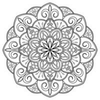 motif de mandala abstrait vectoriel