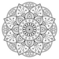 motif de mandala abstrait vectoriel