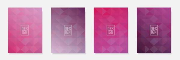 collection d'arrière-plans abstraits de couverture de vecteur dégradé violet. texture de fond moderne. pour les brochures commerciales, les cartes, les papiers peints, les affiches et les conceptions graphiques.