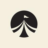 cirque divertissement logo vecteur icône symbole illustration conception