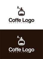 modèle de vecteur de conception de logo de café