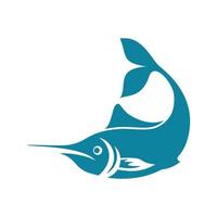 modèle de logo de poisson vecteur