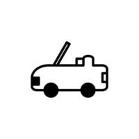 modèle de logo d'illustration vectorielle d'icône de ligne solide de voiture, automobile, transport. adapté à de nombreuses fins. vecteur