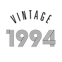 vecteur de conception de t-shirt rétro vintage 1994