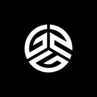 création de logo de lettre gzg sur fond blanc. concept de logo de lettre initiales créatives gzg. conception de lettre gzg. vecteur