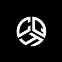 création de logo de lettre cqy sur fond blanc. concept de logo de lettre initiales créatives cqy. conception de lettre cqy. vecteur