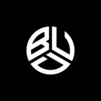 création de logo de lettre bourgeon sur fond blanc. bourgeon créatif initiales lettre logo concept. conception de lettre de bourgeon. vecteur