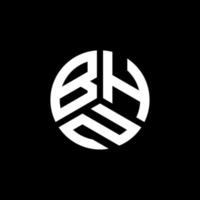 création de logo de lettre bhn sur fond blanc. bhn concept de logo de lettre initiales créatives. conception de lettre bhn. vecteur