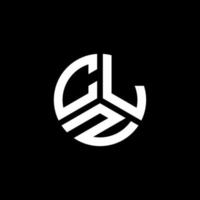 création de logo de lettre clz sur fond blanc. concept de logo de lettre initiales créatives clz. conception de lettre clz. vecteur