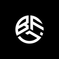 création de logo de lettre bfl sur fond blanc. concept de logo de lettre initiales créatives bfl. conception de lettre bfl. vecteur