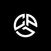 création de logo de lettre cpl sur fond blanc. concept de logo de lettre initiales créatives cpl. conception de lettre cpl. vecteur