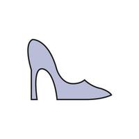 vecteur de chaussures pour femmes pour la présentation du site Web de l'icône de symbole
