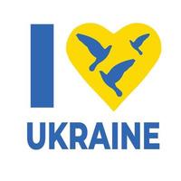 soutenir la conception de vecteur ukraine
