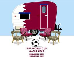 matchs de coupe du monde dans la caravane