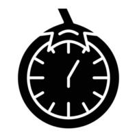 icône de glyphe technique pomodoro vecteur