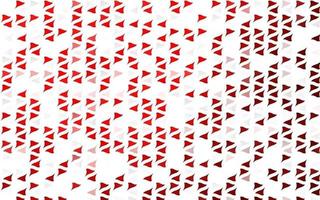 disposition de vecteur rouge clair avec des lignes, des triangles.