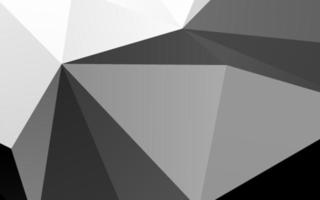 argent clair, couverture en mosaïque de triangle vectoriel gris.