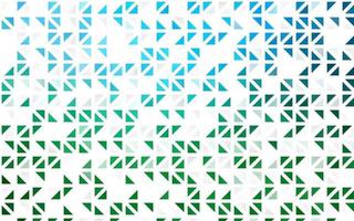 couverture transparente de vecteur bleu clair, vert dans un style polygonal.