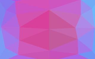 disposition polygonale abstraite de vecteur rose clair, bleu.