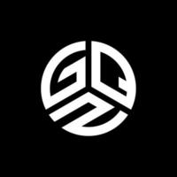 création de logo de lettre gqz sur fond blanc. concept de logo de lettre initiales créatives gqz. conception de lettre gqz. vecteur