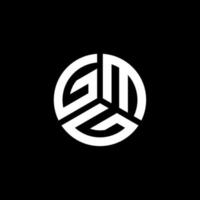 création de logo de lettre gmg sur fond blanc. concept de logo de lettre initiales créatives gmg. conception de lettre gmg. vecteur