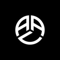 création de logo de lettre aau sur fond blanc. concept de logo de lettre initiales créatives aau. conception de lettre aau. vecteur