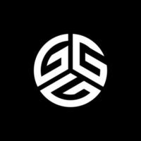 création de logo de lettre ggg sur fond blanc. concept de logo de lettre initiales créatives ggg. conception de lettre ggg. vecteur