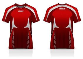 conception de maillot de football pour les sports de plein air vecteur